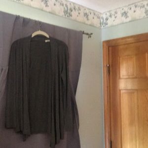 Gray cardigan